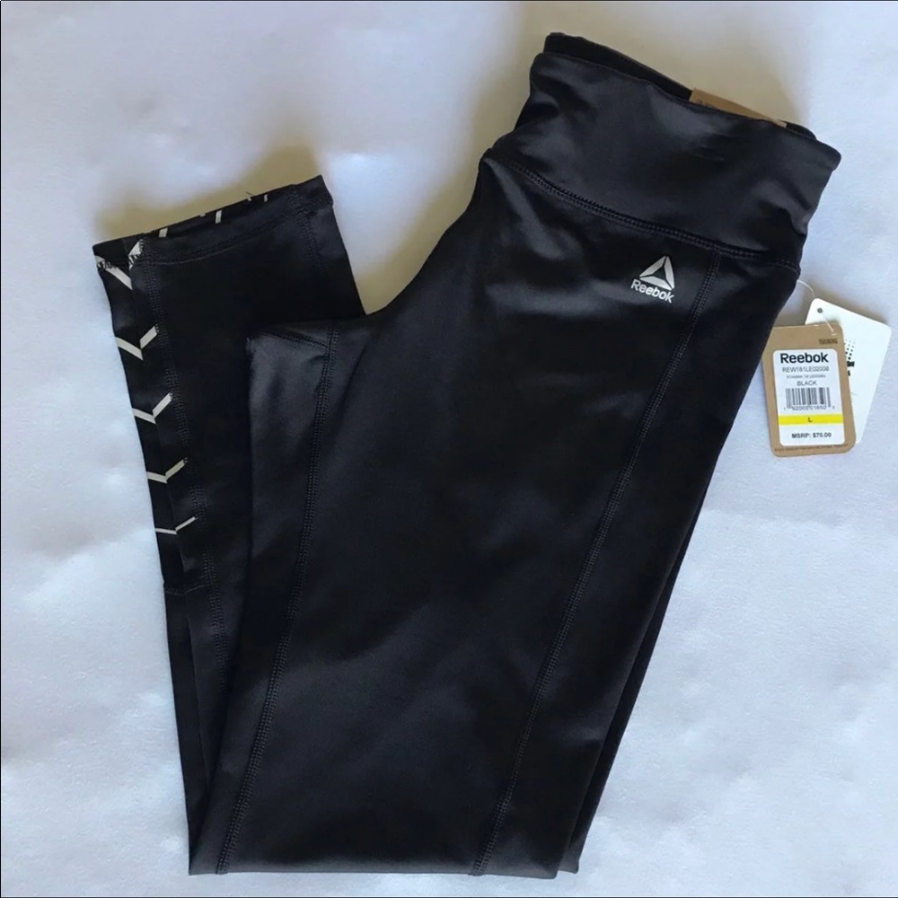 NWT Reebok Stamina 7/8 Leggings Size L